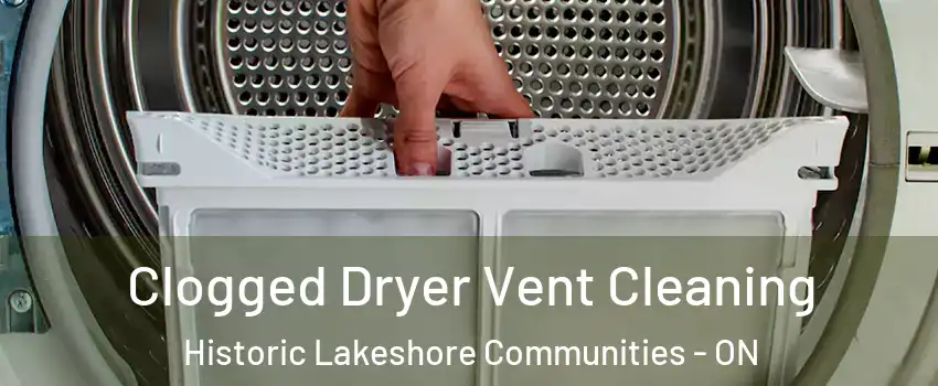  Clogged Dryer Vent Cleaning Historic Lakeshore Communities - ON