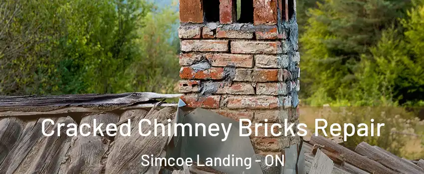  Cracked Chimney Bricks Repair Simcoe Landing - ON