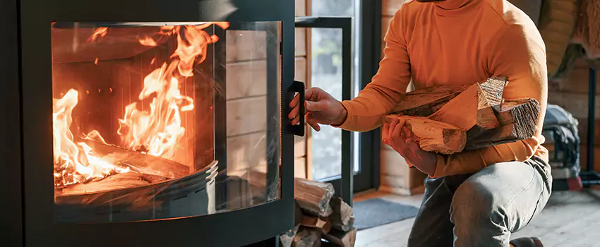 Residential Fireplace Ceramic Glass Installation in Keswick, ON