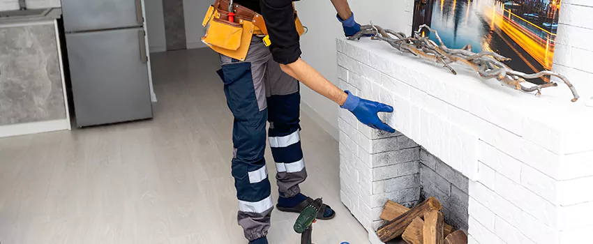 Outdoor Fireplace Restoration in Keswick, Ontario