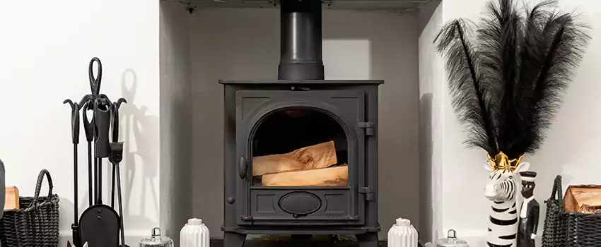 Thelin Hearth Products Providence Pellet Insert Fireplace Installation in Keswick, ON