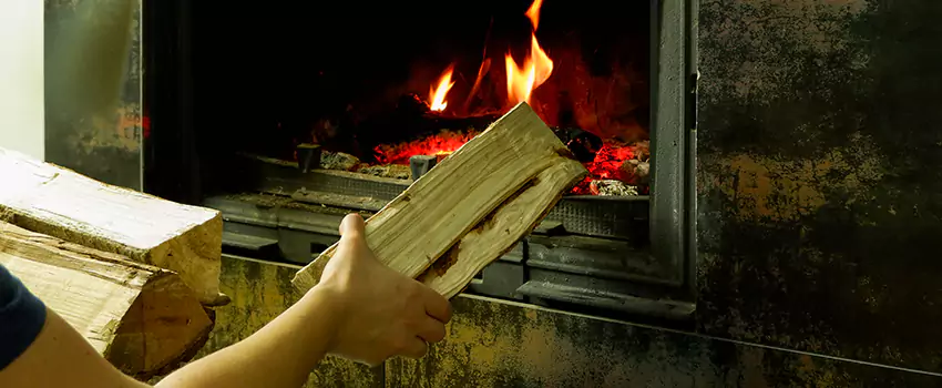 Wood Stove Heat Resistant Wall Repair in Keswick, Ontario